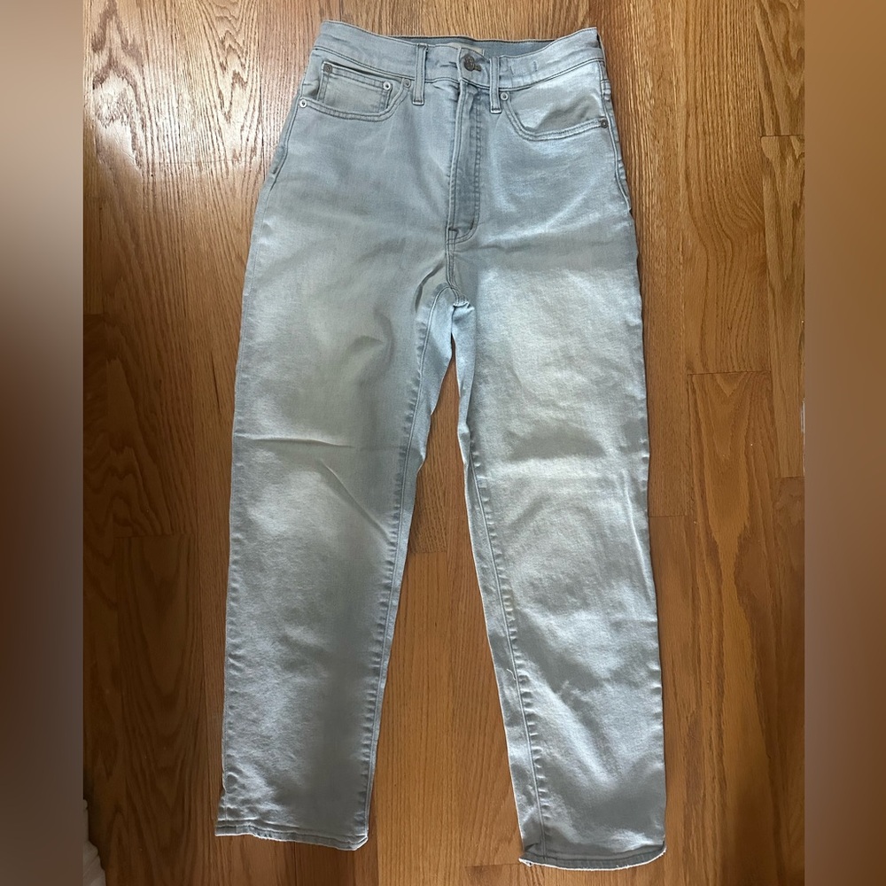 Madewell perfect vintage straight jeans, size 28